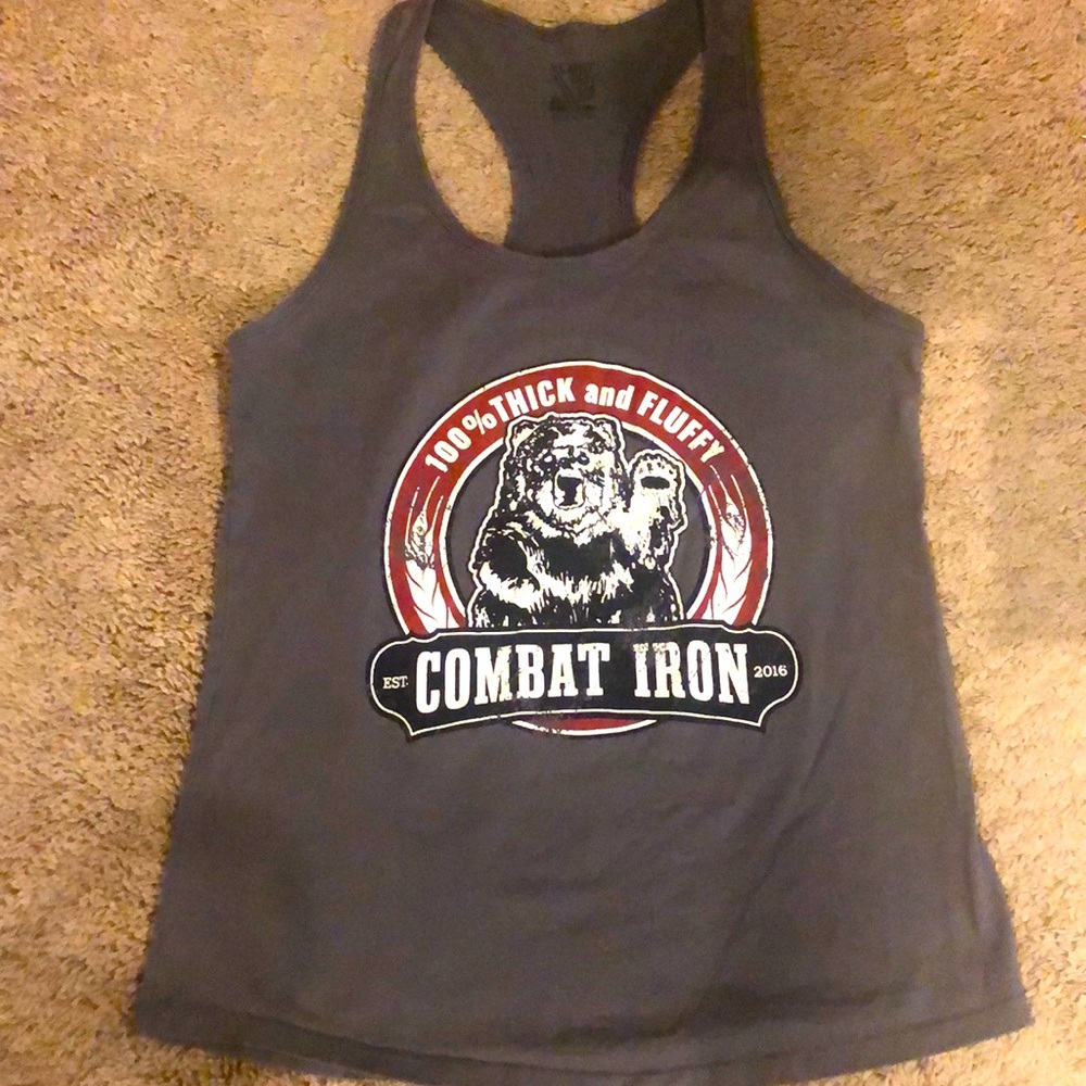 Combat iron apparel xl womens gray tank top. Great condition